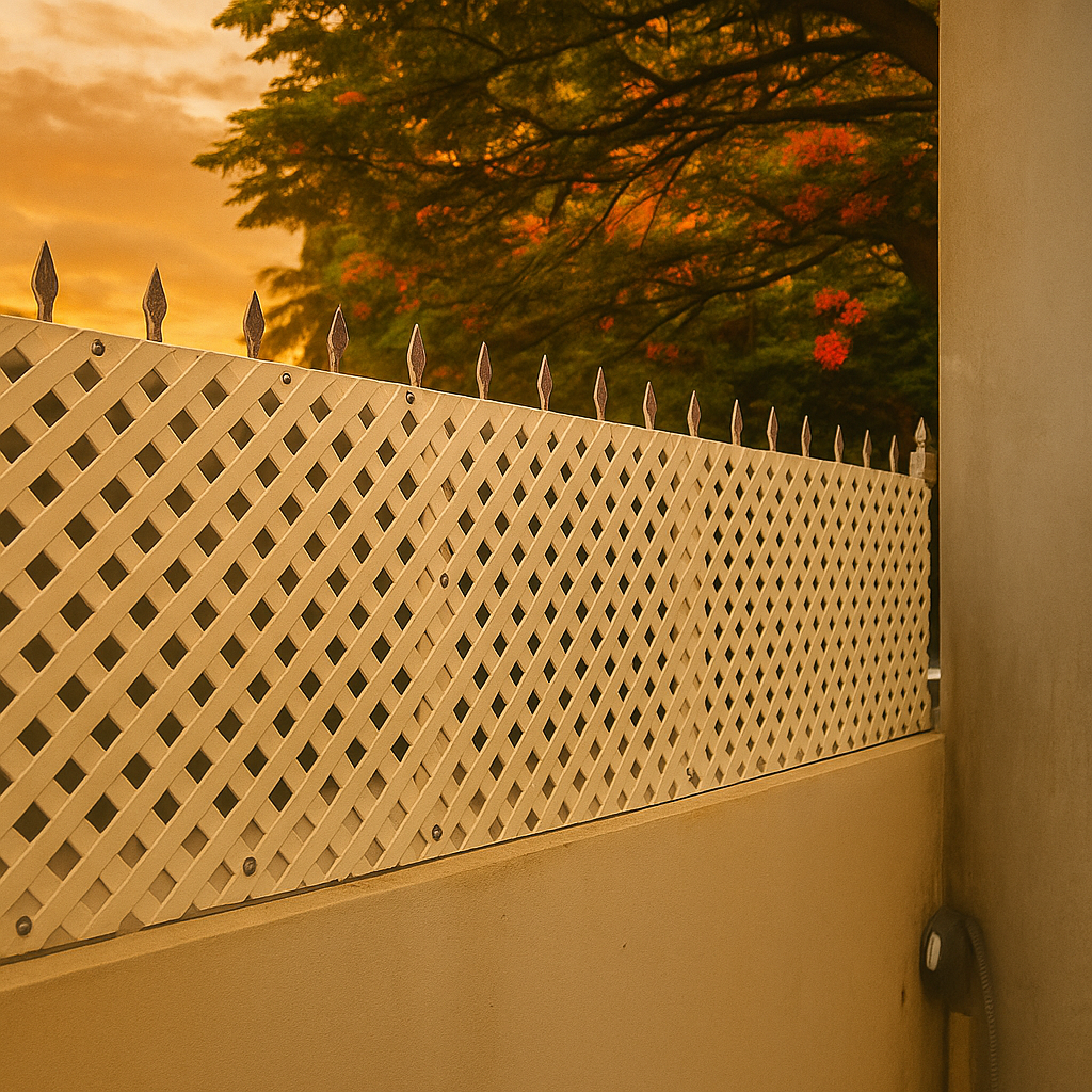 Lattice Trellis Fence