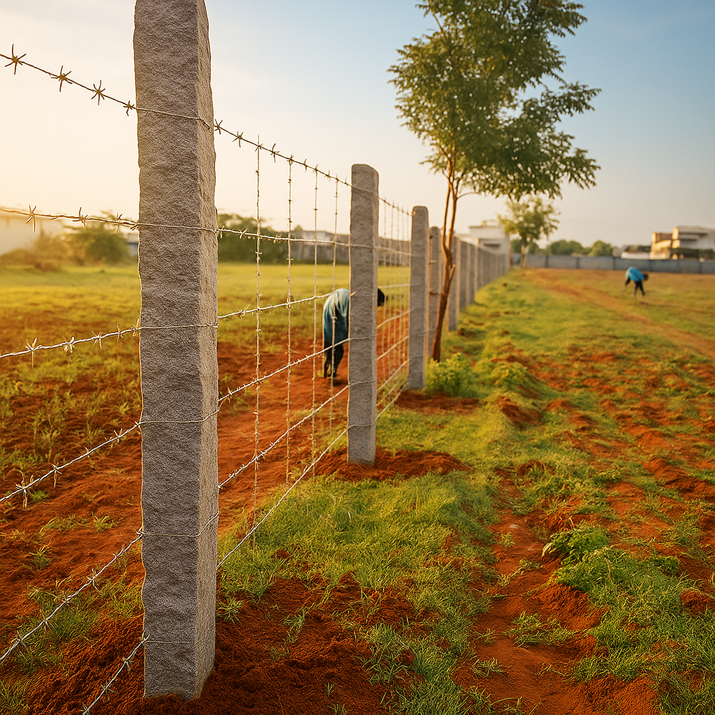 Barbed Wire Fence