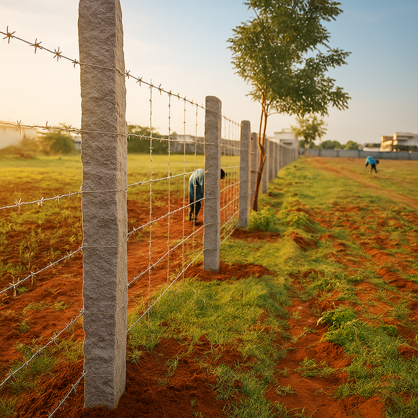 Barbed Wire Fence