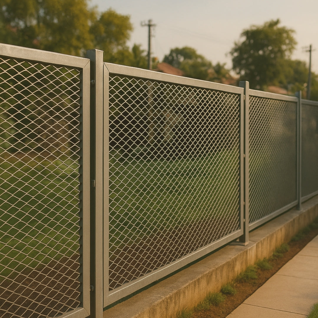 Expanded Metals Fence